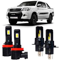 Kit Super Led Boost 6000k Hilux 2012 a 2015 Foco simples Kit Super Led Boost 6000k Hilux 2012 a 2015 Foco simples