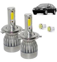 Kit Super Led Bora 2000 a 2007 Farol Alto e Baixo H4 20000 Lumens