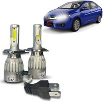 Kit Super Led C6 12v City 2009 Á 2014 Farol de Milha Kit Super Led C6 12v City 2009 Á 2014 Farol de Milha