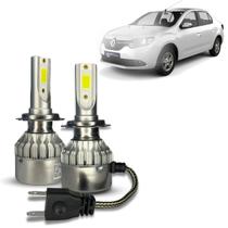 Kit Super Led C6 Logan 14 À 21 Farol Alto Baixo E Milha Kit Super Led C6 Logan 14 À 21 Farol Alto Baixo E Milha