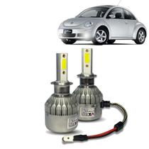 Kit Super Led C6 New Beetle 00 à 05 Farol Alto Baixo e Milha