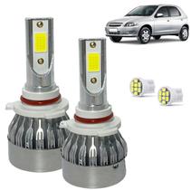 Kit Super Led Celta 2012 2013 2014 2015 Farol Milha HB4 20000 Lumens