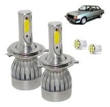 Kit Super Led Chevette 1978 1979 1980 1981 1982 Farol Alto e Baixo H4 20000 Lumens
