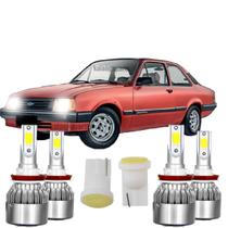 Kit Super Led Chevette Farol Alto Baixo Milha 6000k + Pingo T10 Kit Super Led Chevette Farol Alto Baixo Milha 6000k + Pingo T10