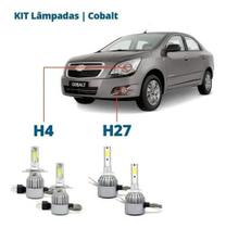 Kit Super Led Cobalt 2011/2014 - Farol Alto, Baixo E Milha