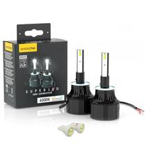 Kit Super Led Code / Techone 4300k H1 + brinde Par T10