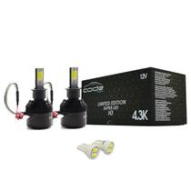 Kit Super Led Code / Techone 4300k H3 + brinde Par T10