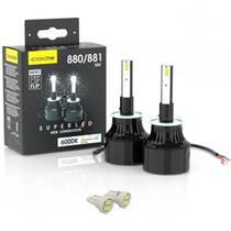 Kit Super Led Code / Techone 6000k H27/881 + brinde Par T10