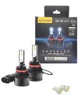 Kit Super Led Code / Techone 8000k H8/H11/H16/H9 + brinde Par T10