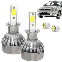 Kit Super Led Corsa 2002 03 04 05 06 07 08 09 10 11 12 13 14 Farol Milha H3 20000 Lumens