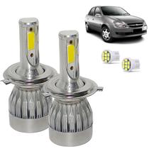 Kit Super Led Corsa Classic 2010 11 12 13 14 15 2016 Farol Alto e Baixo H4 20000 Lumens - LUX LED V10