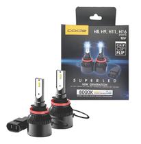 Kit Super Led Csp Flip 8000k H08 H09 H11 H16 - 2 Un. Code