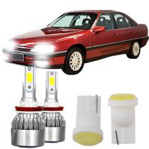 Kit Super Led Gm Omega Farol Milha 6000k Tipo Xenon + Pingo T10