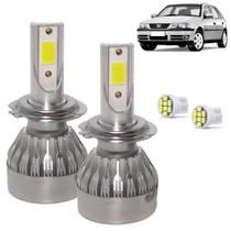 Kit Super Led Gol G3 2000 a 2005 Farol Duplo Baixo H7 20000 Lumens