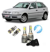 Kit Super Led GOL G3 FOCO SIMPLES ANO 2000 A 2005 Alto Baixo