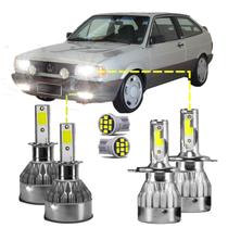 Kit super led gol / voyage / saveiro / parati quadrado, alto, baixo, milha Kit super led gol / voyage / saveiro / parati quadrado, alto, baixo, milha