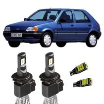 Kit Super Led H4 6000K Canceller Fiesta 1993 A 1995 + T10