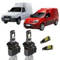 Kit Super Led H4 6000K Canceller Fiorino Todas + Pingo T10 Kit Super Led H4 6000K Canceller Fiorino Todas + Pingo T10