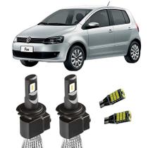 Kit Super Led H4 6000K Canceller Fox 2003 A 2010 + Pingo T10