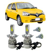 Kit Super Led H4 6000K Farol Auto Baixo Clio 2012 a 2016 T10 Kit Super Led H4 6000K Farol Auto Baixo Clio 2012 a 2016 T10