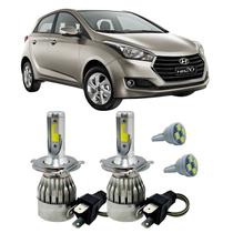 Kit Super Led H4 6000K Farol Auto Baixo HB20 Foco Simples Kit Super Led H4 6000K Farol Auto Baixo HB20 Foco Simples