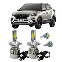 Kit Super Led H4 6000K Farol Auto Baixo Hyundai Creta 1.6 Kit Super Led H4 6000K Farol Auto Baixo Hyundai Creta 1.6