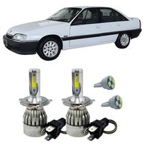Kit Super Led H4 6000K Farol Auto Baixo Omega 1992/98 + T10 Kit Super Led H4 6000K Farol Auto Baixo Omega 1992/98 + T10