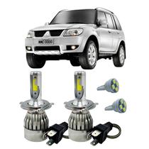 Kit Super Led H4 6000K Farol Auto Baixo Pajero TR4 2004/2010
