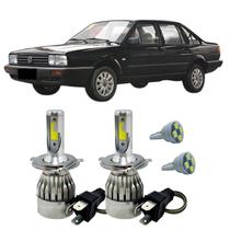 Kit Super Led H4 6000K Farol Auto Baixo Santana 1994/96 +T10 Kit Super Led H4 6000K Farol Auto Baixo Santana 1994/96 +T10