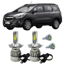 Kit Super Led H4 6000K Farol Auto Baixo Spin 2012 Em Diante