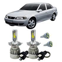 Kit Super Led H4 6000K Farol Auto Baixo Vectra 1993/95 + T10
