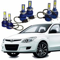 Kit Super Led Hyundai i30 Farol e Milha 2009 a 2012 6000k