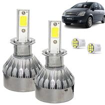Kit Super Led Meriva Todos Farol Milha H3 20000 Lumens
