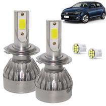 Kit Super Led Novo Polo Farol Baixo H7 20000 Lumens