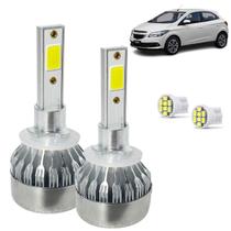 Kit Super Led Onix 2012 13 14 15 2016 Farol Baixo Alto e Farol Milha H27 20000 Lumens