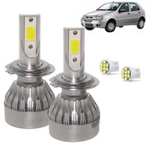 Kit Super Led Palio G2 2001 a 2007 Farol Baixo H7 20000 Lumens