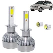 Kit Super Led Palio Weekend 2005 a 2007 Farol Milha H1 20000 Lumens