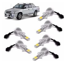 Kit Super Led S10 2008 2009 2010 2011 Farol E Milha 6000K