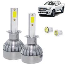 Kit Super Led S10 2018 2019 2020 2021 Farol Alto H1 20000 Lumens Kit Super Led S10 2018 2019 2020 2021 Farol Alto H1 20000 Lumens