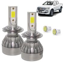 Kit Super Led S10 2018 2019 2020 2021 Farol Baixo H7 20000 Lumens