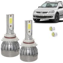 Kit Super Led Saveiro G5 2008 a 2012 Farol Milha HB4 20000 Lumens