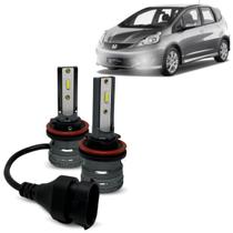 Kit Super Led Small Honda Fit 09 À 12 Farol Alto Baixo Milha Kit Super Led Small Honda Fit 09 À 12 Farol Alto Baixo Milha