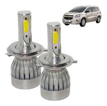 Kit Super Led Spin Farol Alto e Baixo H4 20000 Lumens