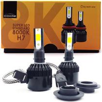 Kit Super Led Techone 8000k 12v Encaixe H7 3000 Lúmens