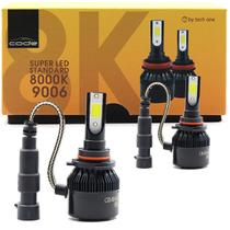 Kit Super Led Techone 8000k 12v Encaixe Hb4 3000 Lúmens