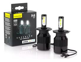 Kit Super Led Techone H4 6000k 12v Carro