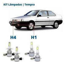 Kit Super Led Tempra 1992/1994 - Farol Alto, Baixo E Milha