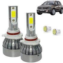 Kit Super Led Tiguan 2007 a 2014 Farol Milha HB4 20000 Lumens