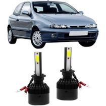 Kit super ledfarois dianteiros fiat brava