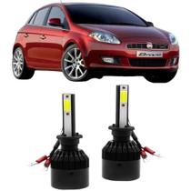 Kit super ledfarois dianteiros fiat bravo todos